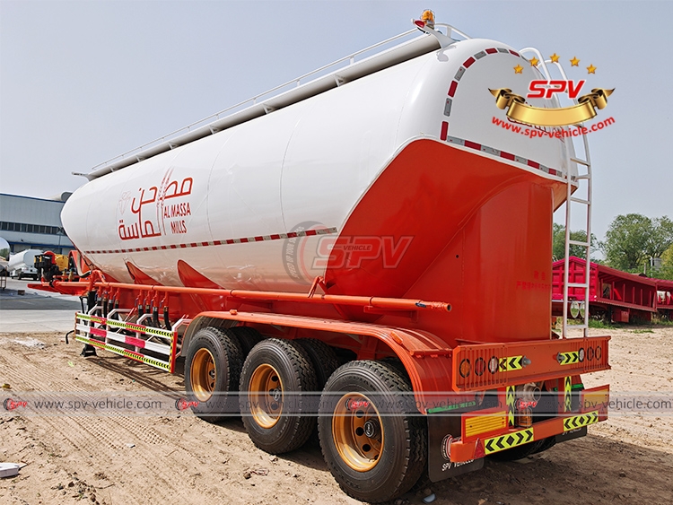 Flour Semi Trailer - Rear Left Side